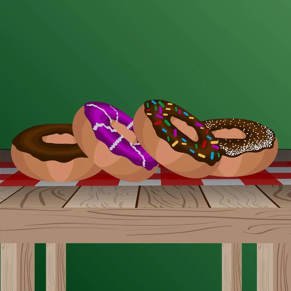 Juego de rosquillas — Vector de stock