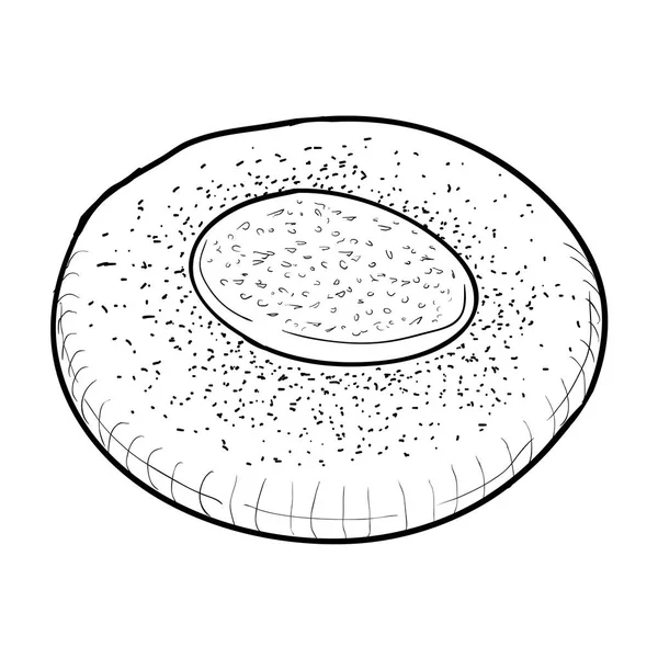 Cookie ізольованих хлібобулочні — стоковий вектор