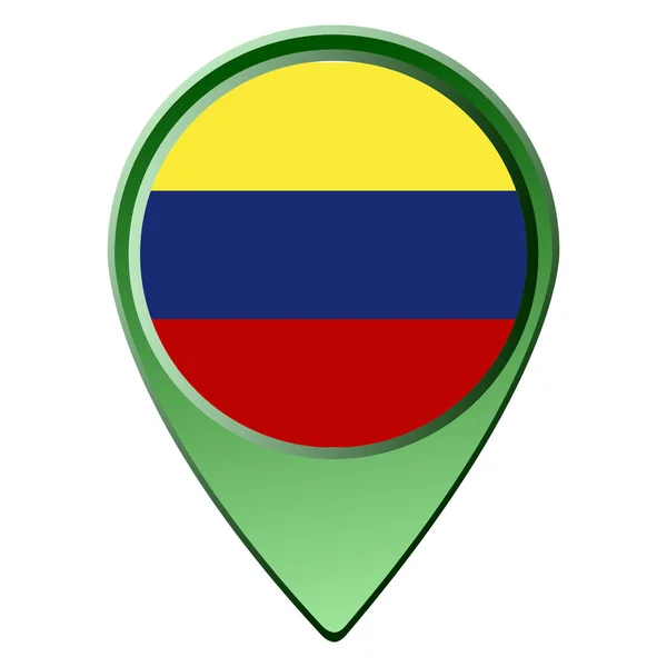 Bandeira equatoriana isolada — Vetor de Stock