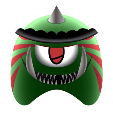 Renkli sevimli canavar