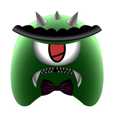 Renkli sevimli canavar