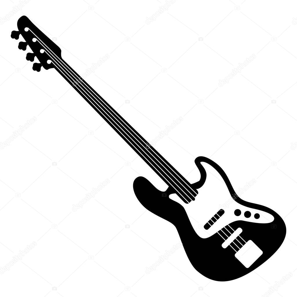 Free Free 244 Silhouette Bass Guitar Svg SVG PNG EPS DXF File