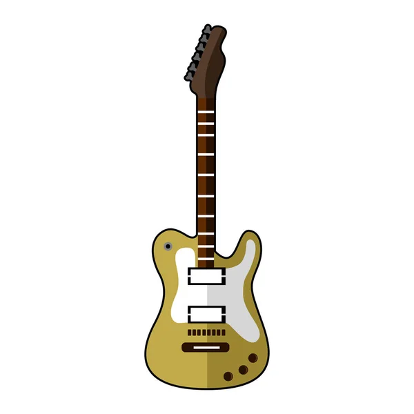 Isolated electric guitar icon — Stock Vector