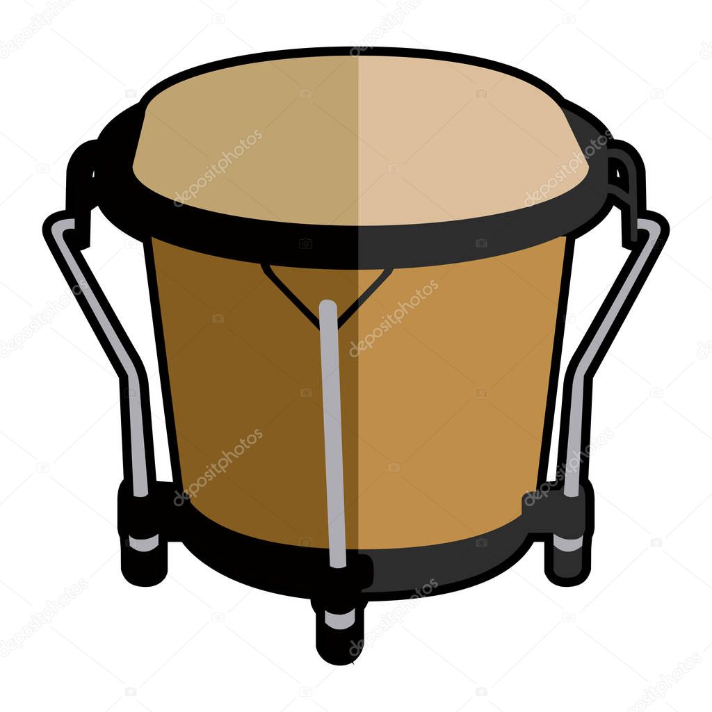 Isolated bongo drum icon