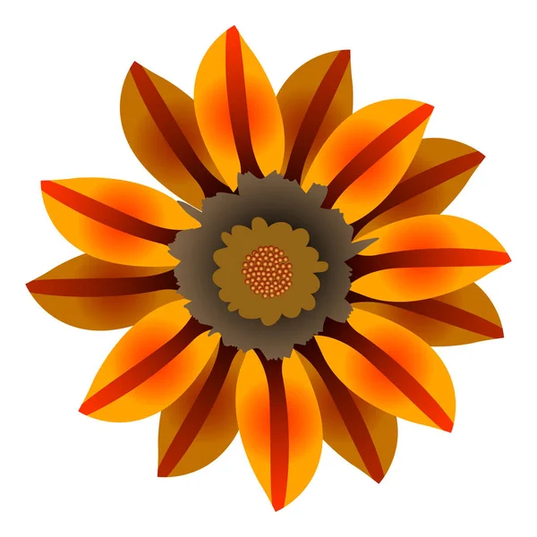 İzole renkli çiçek