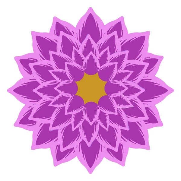 İzole renkli çiçek