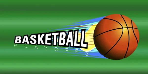 Izolované basketbal znak — Stockový vektor
