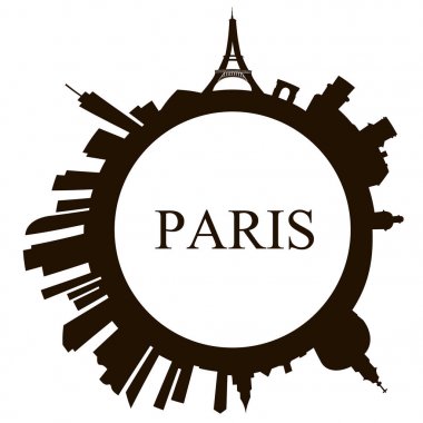 İzole Paris manzarası