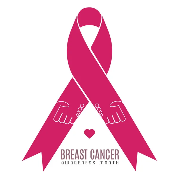 Brustkrebs-Kampagne — Stockvektor