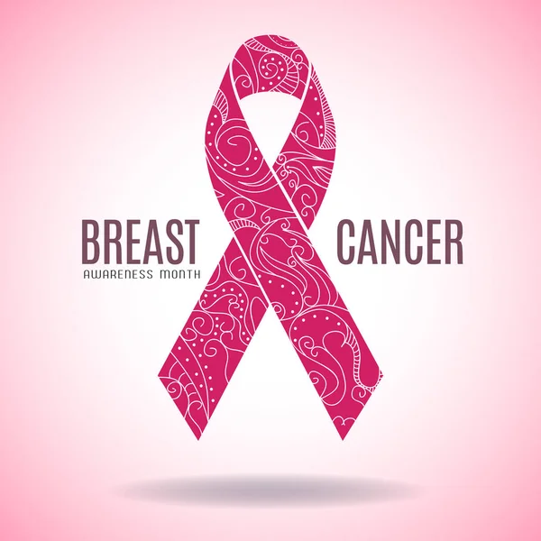 유방암 캠페인 — 스톡 벡터