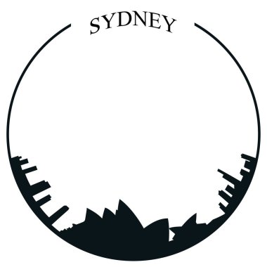İzole Sydney manzarası