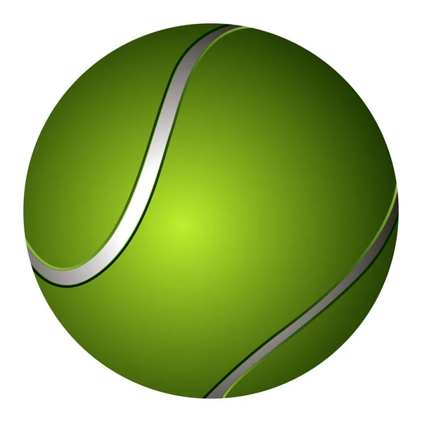Izolované tenisový míček — Stockový vektor