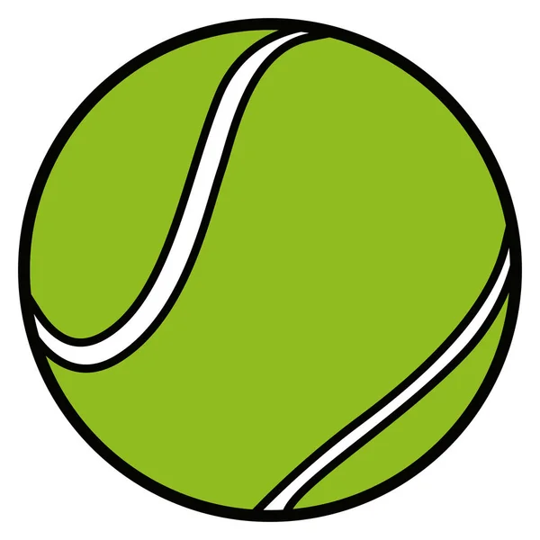 Isolierter Tennisball — Stockvektor