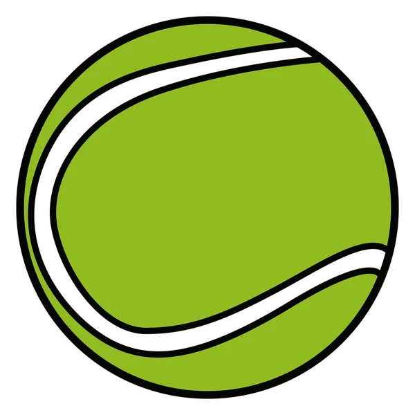 Izolované tenisový míček — Stockový vektor