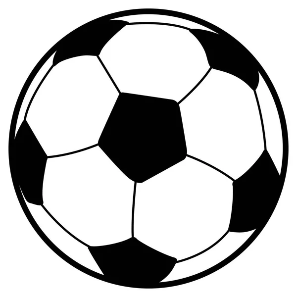 Isolierter Fußball — Stockvektor