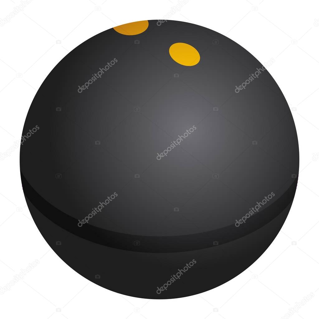 Isolated squash ball