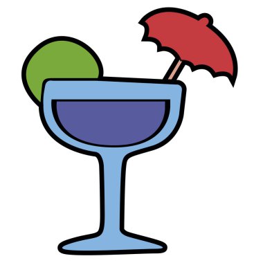 İzole beach kokteyl