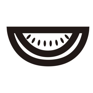 İzole karpuz anahat