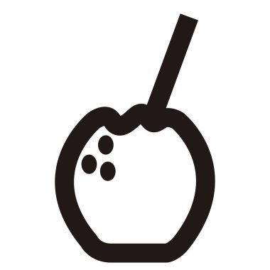 İzole kokteyl anahat