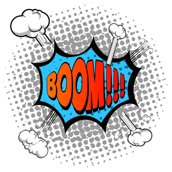 İzole komik explossion