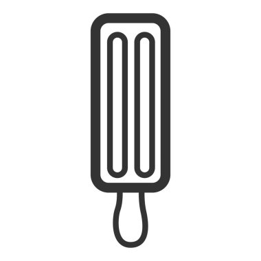 İzole buzlu çubuk simgesi