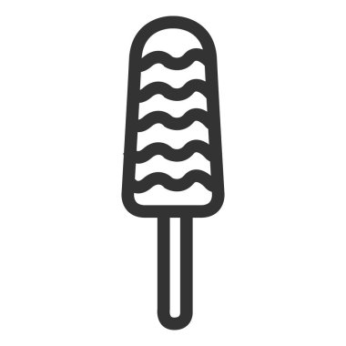 İzole buzlu çubuk simgesi