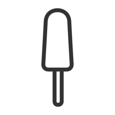 İzole buzlu çubuk simgesi