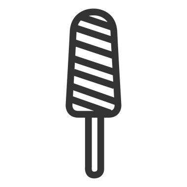 İzole buzlu çubuk simgesi