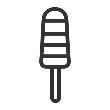 İzole buzlu çubuk simgesi