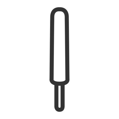 İzole buzlu çubuk simgesi