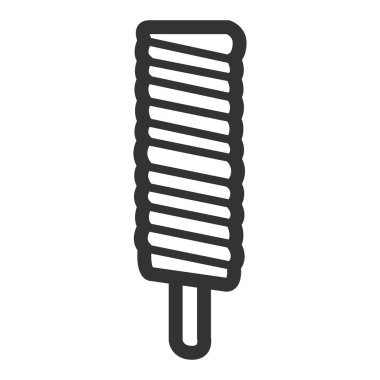 İzole buzlu çubuk simgesi