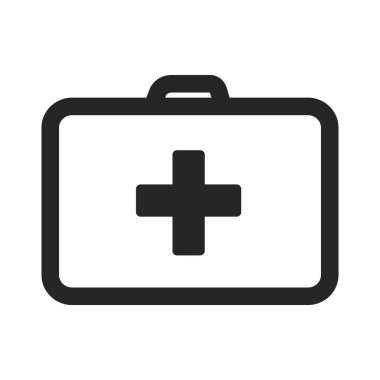 İzole tıbbi simgesi