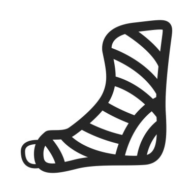 İzole tıbbi simgesi