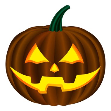 İzole edilmiş balkabağı simgesi