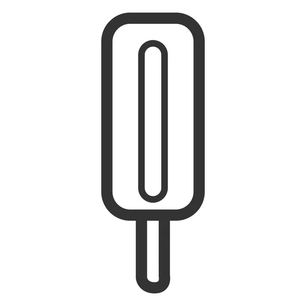 Izolované popsicle ikona — Stockový vektor