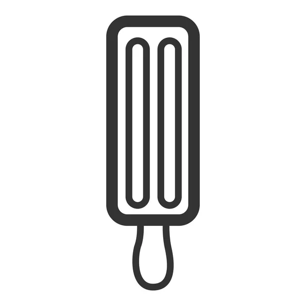 Izolované popsicle ikona — Stockový vektor