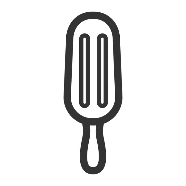 Isolerade popsicle ikonen — Stock vektor