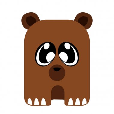 İzole sevimli hayvan