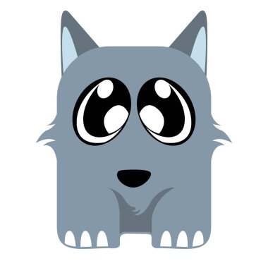 İzole sevimli hayvan