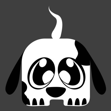 İzole sevimli hayvan