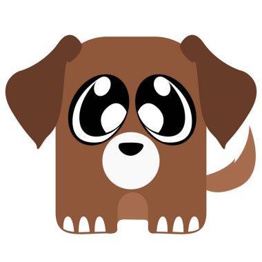 İzole sevimli hayvan