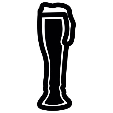 İzole bira ikonu