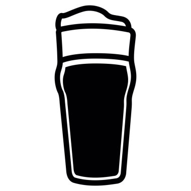 İzole bira ikonu
