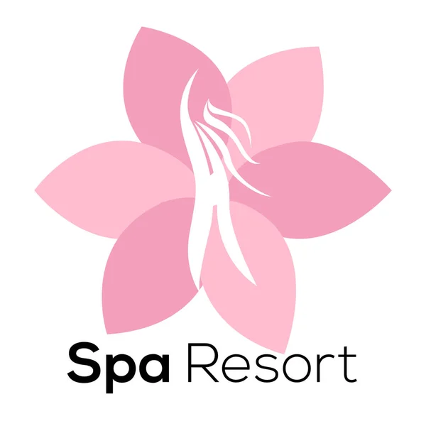 Isolated spa logo — Stock Vector