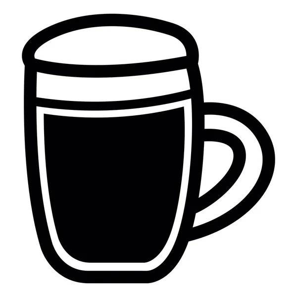 Geïsoleerd bierpictogram — Stockvector