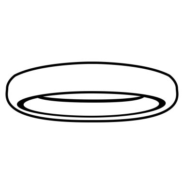 İzole yüzük anahat