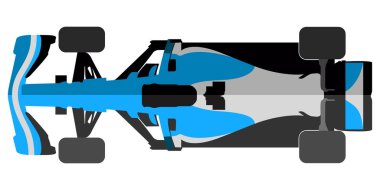 İzole yarış araba simgesi