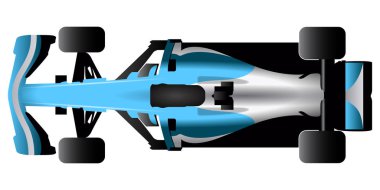 İzole yarış araba simgesi