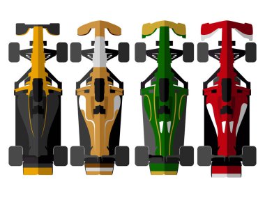 Arabalar yarış seti