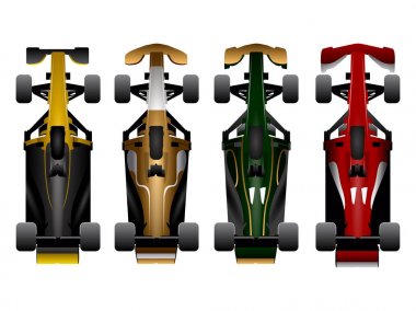 Arabalar yarış seti